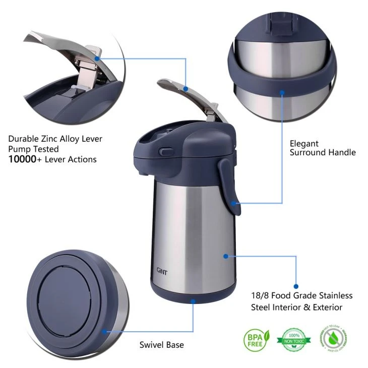 High Capacity Premium Thermal Coffee Carafe Vacuum Insulated Flask